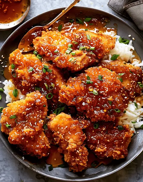 Baked Crunchy Hot Honey Chicken