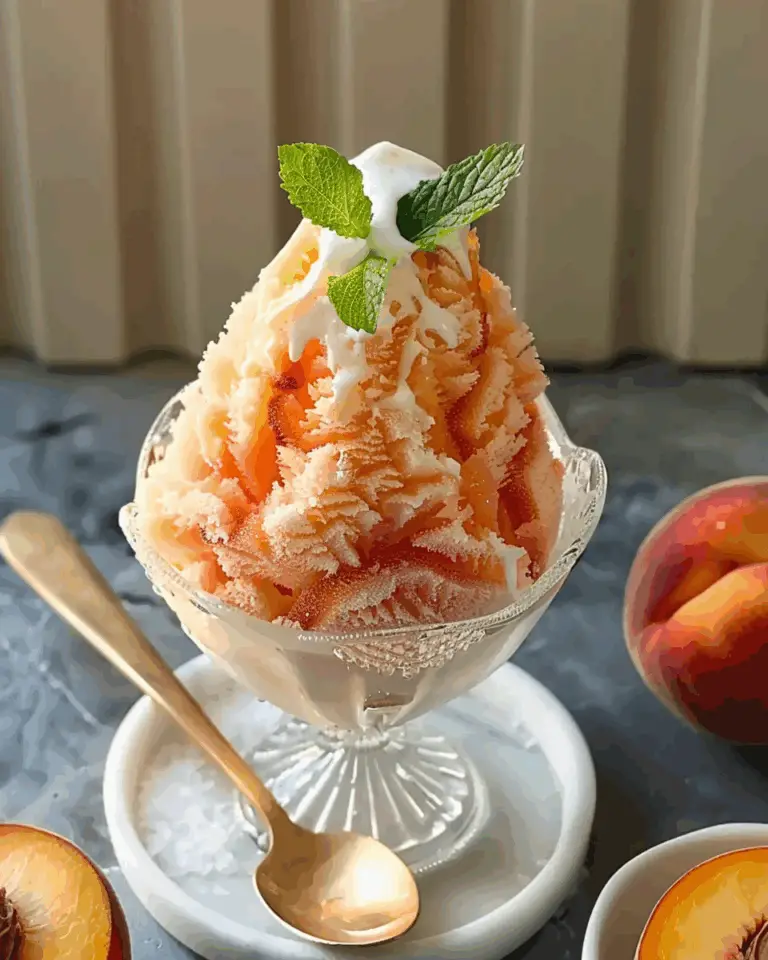 Shaved Peach Ice