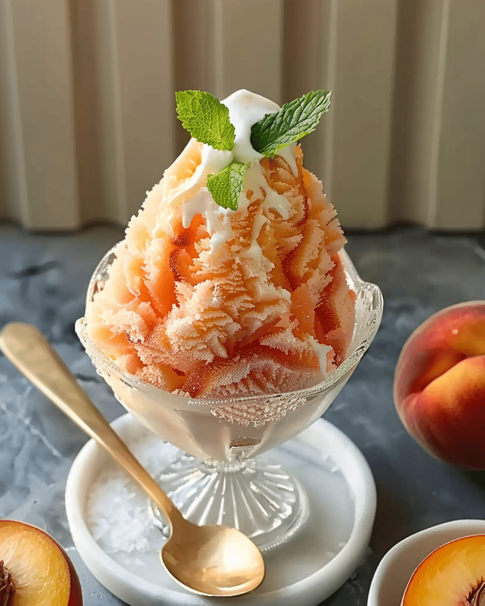 Shaved Peach Ice
