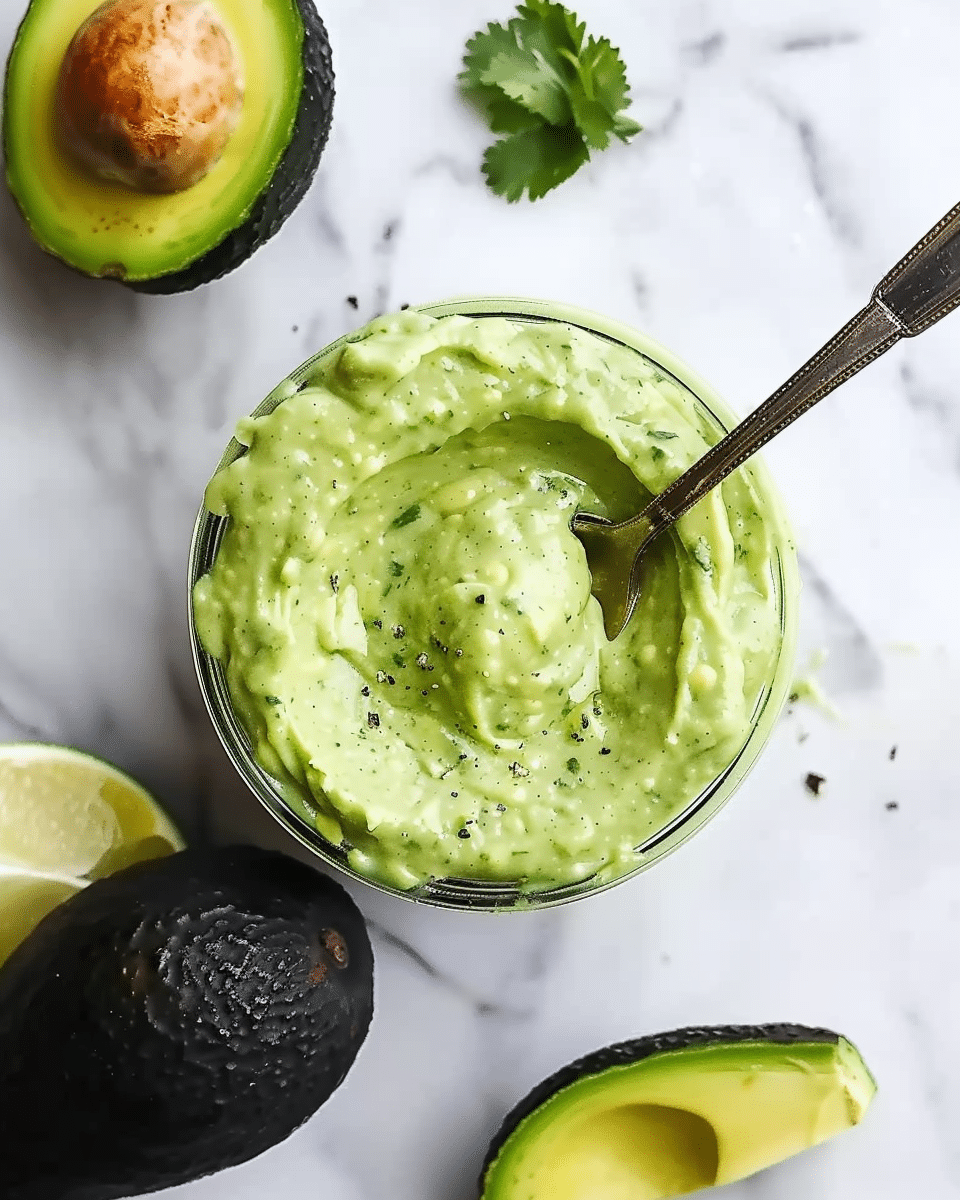 Simple Avocado Cream Sauce