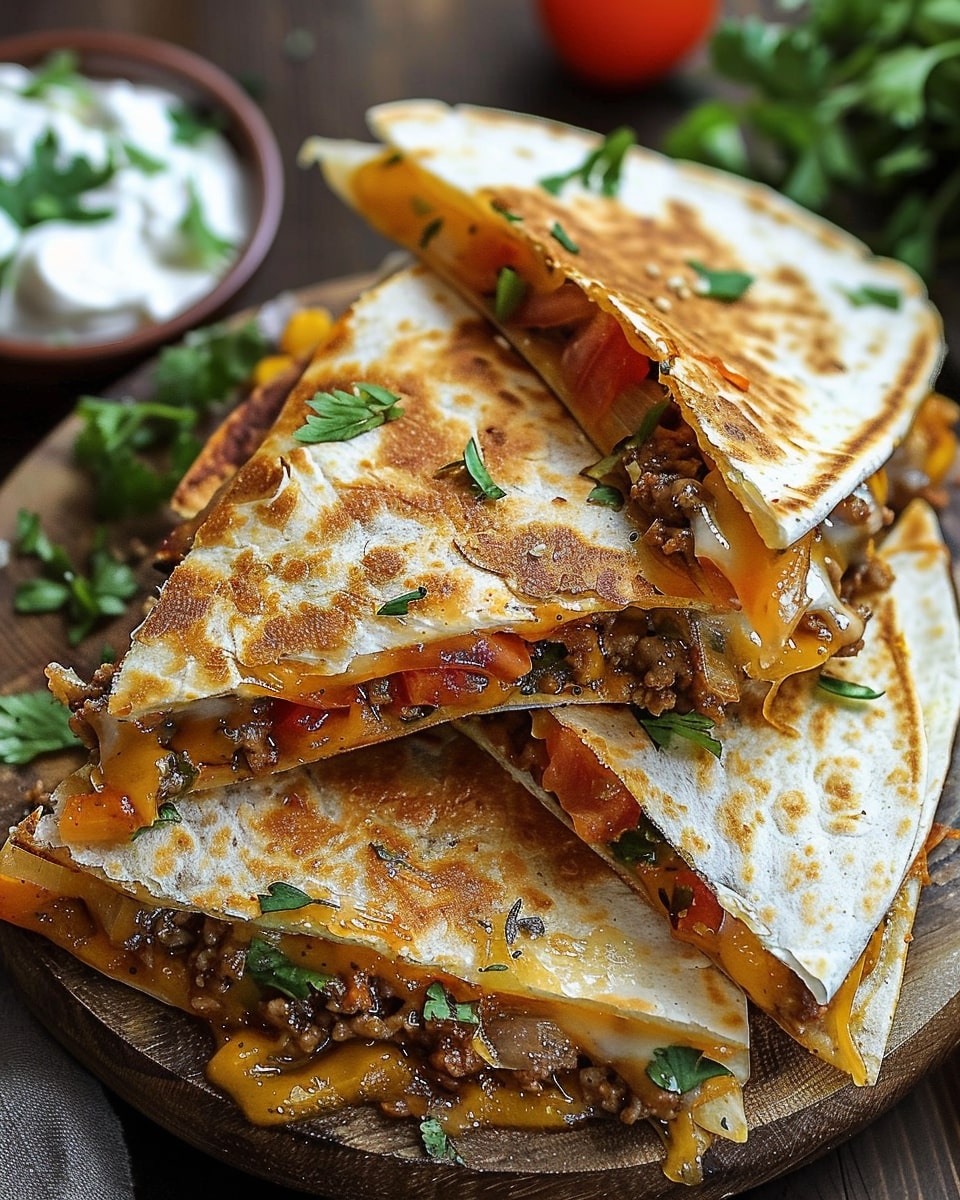 Smashburger Quesadillas Recipe