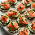 Dairy-Free Smoked Salmon Cucumber Bites