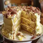 Southern Creamy Pineapple Pecan Cake