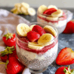 Strawberry Banana Chia Pudding