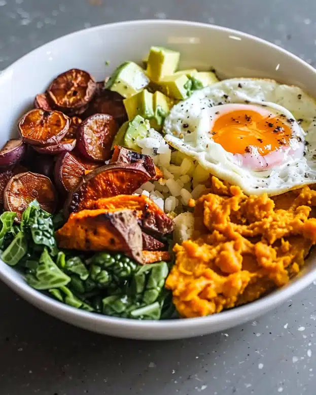 Sweet Potato Breakfast Bowl (Protein Recipe)