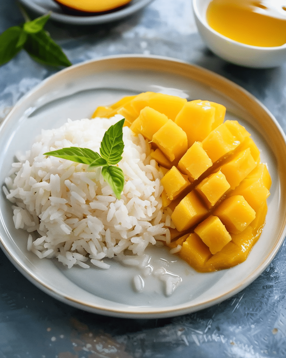 Thai Mango Sweet Sticky Rice