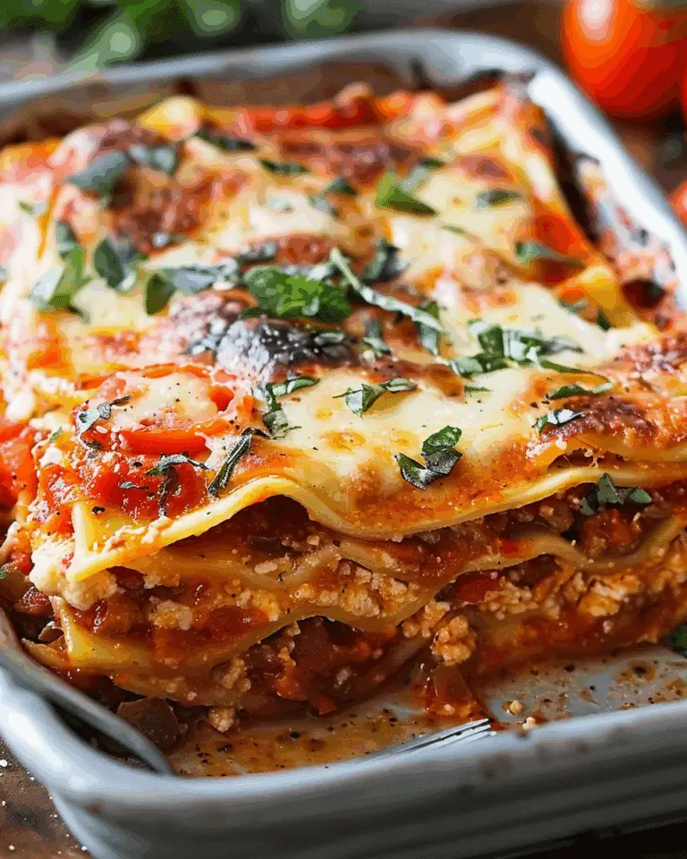 Irresistible Tomato Lasagna Recipe For Cozy Gatherings