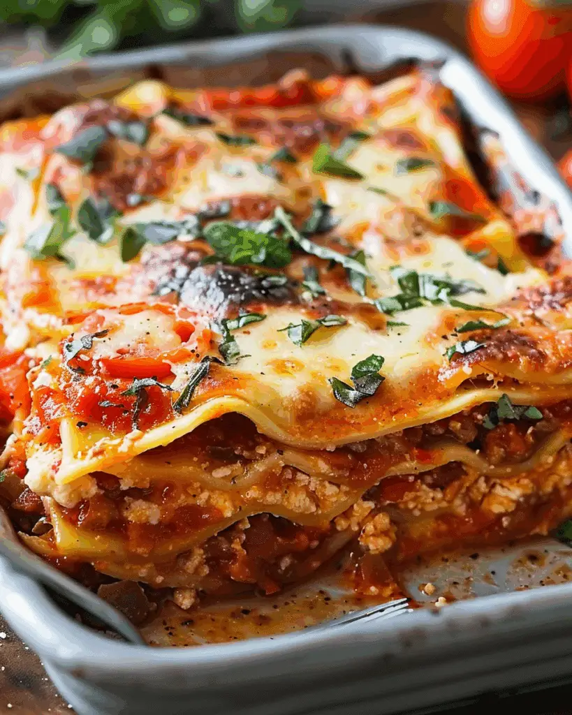 Irresistible Tomato Lasagna Recipe For Cozy Gatherings