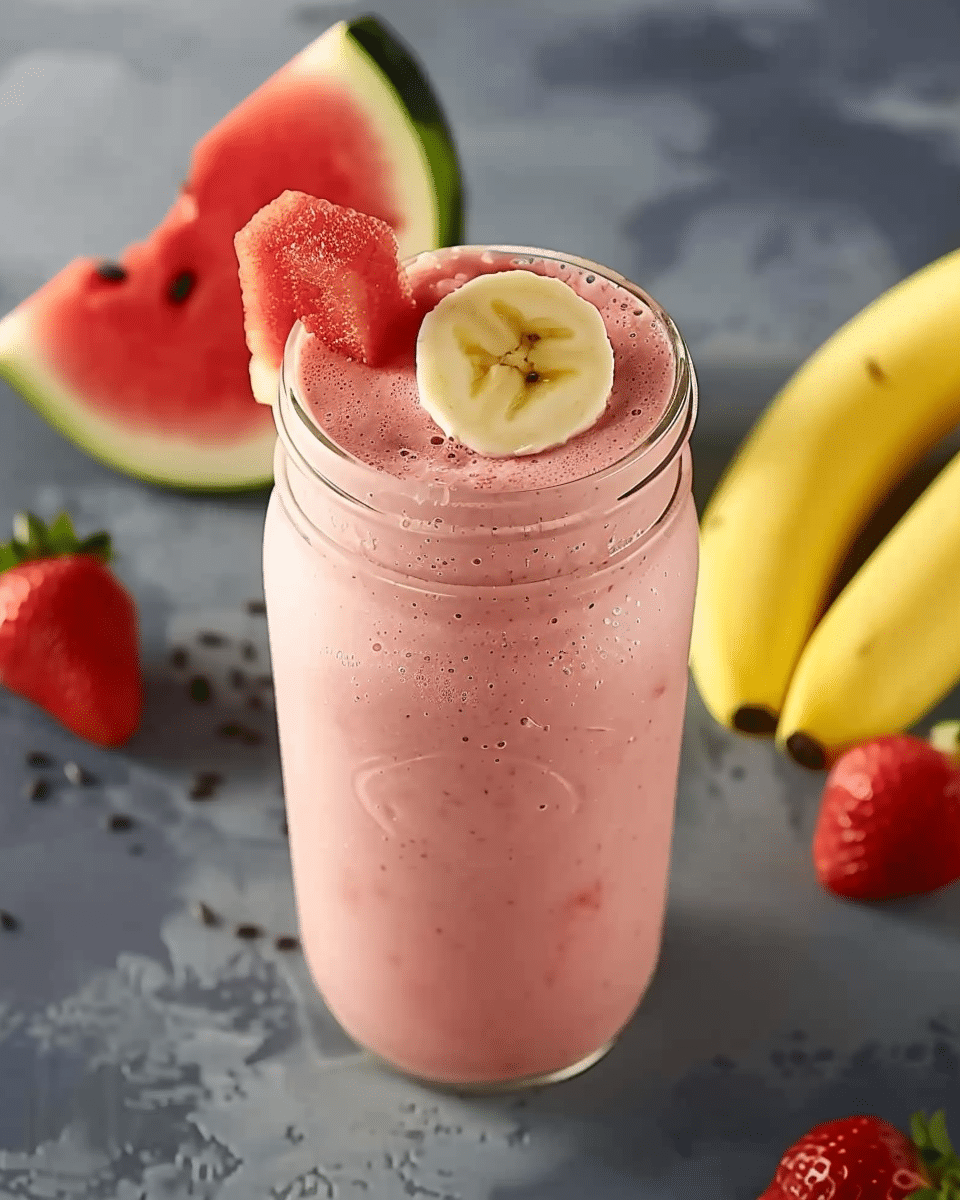 Watermelon Banana Smoothie