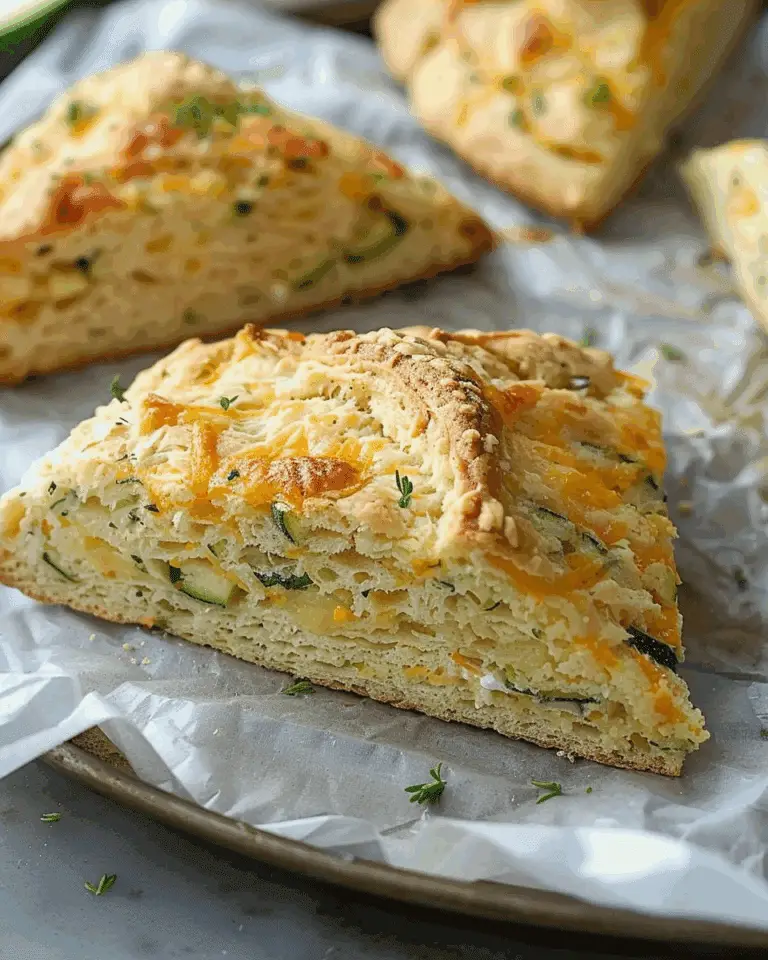 Zucchini Cheddar Scones
