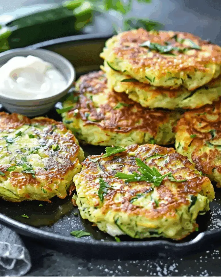 Crispy and Easy Zucchini Fritters Recipe