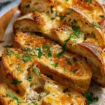 Air Fryer Crumpet Garlic Bread