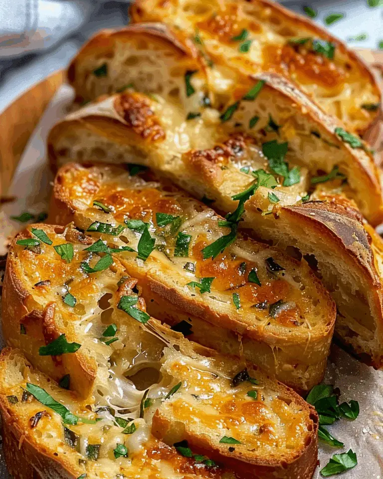 Air Fryer Crumpet Garlic Bread