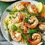 Asparagus and Shrimp with Pasta Recipe