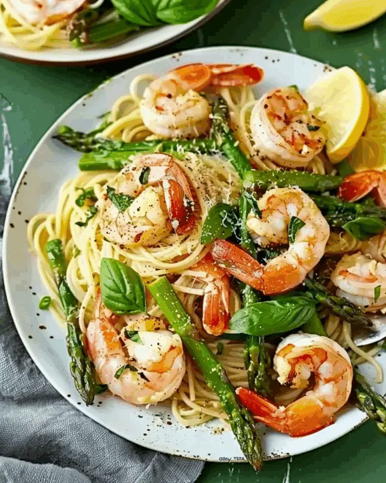 Asparagus and Shrimp with Pasta Recipe