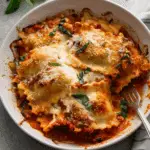 Burrata Baked Ravioli With Spinach