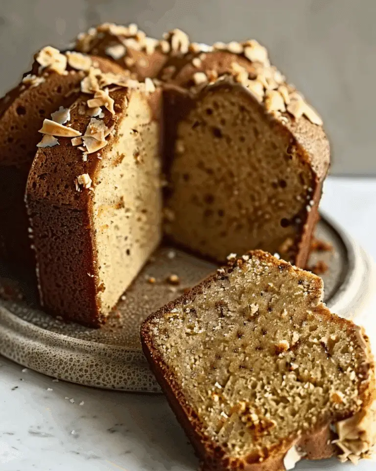 Banana Pound Cake