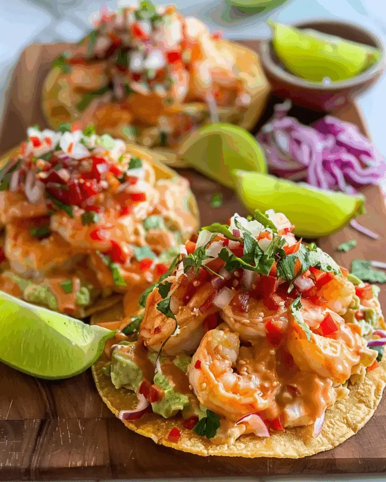 Bang Bang Shrimp Tostadas