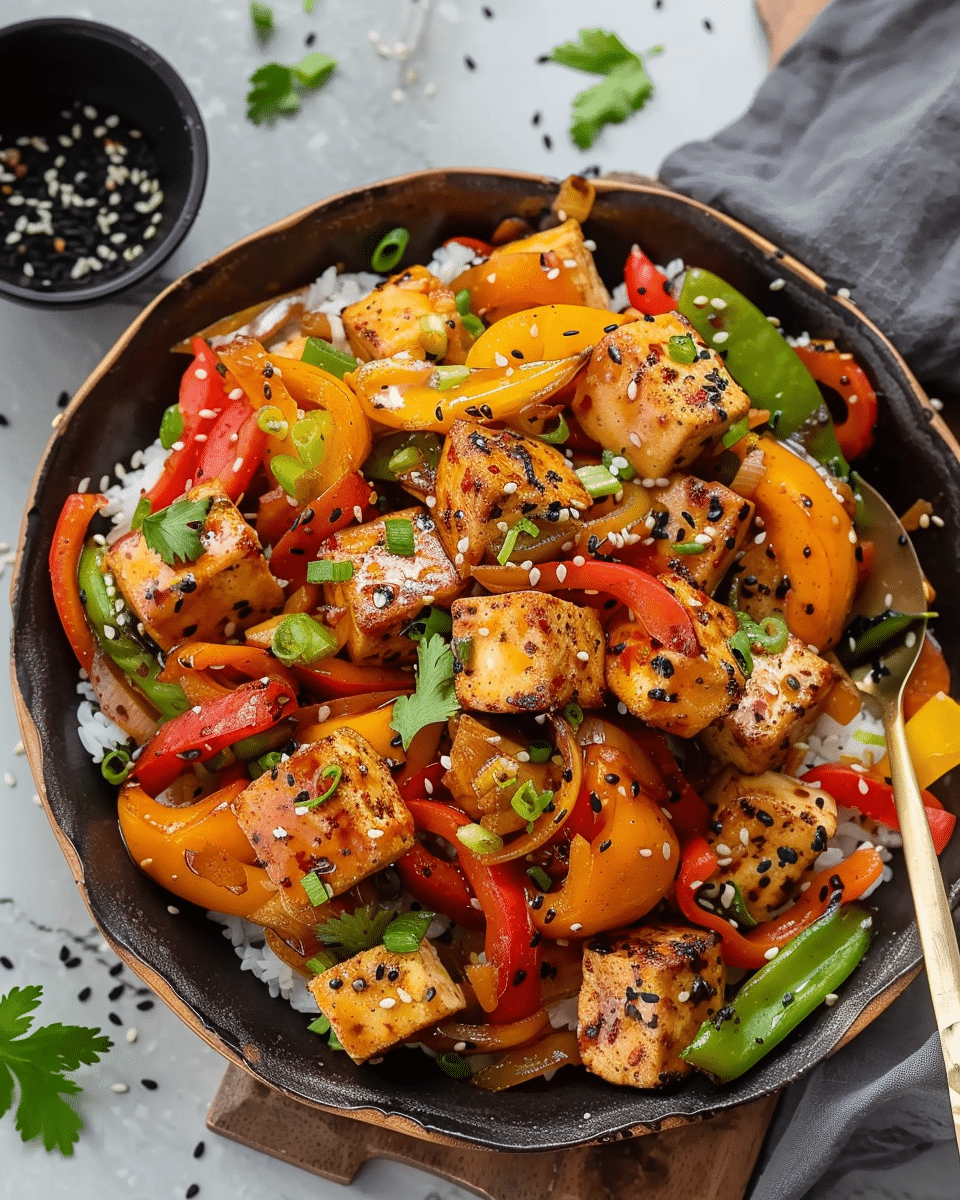 Black Pepper Tofu Stir Fry Recipe