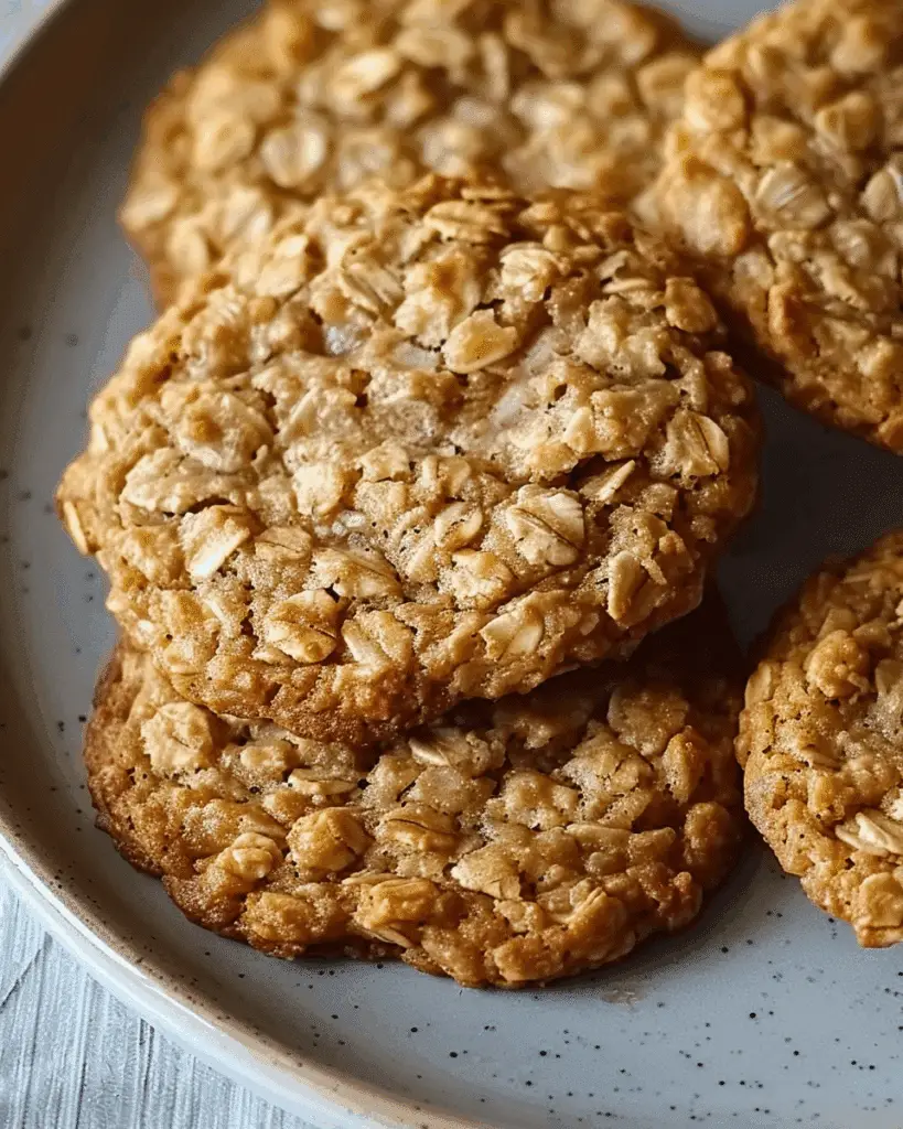 Brown Sugar Oatmeal Cookies