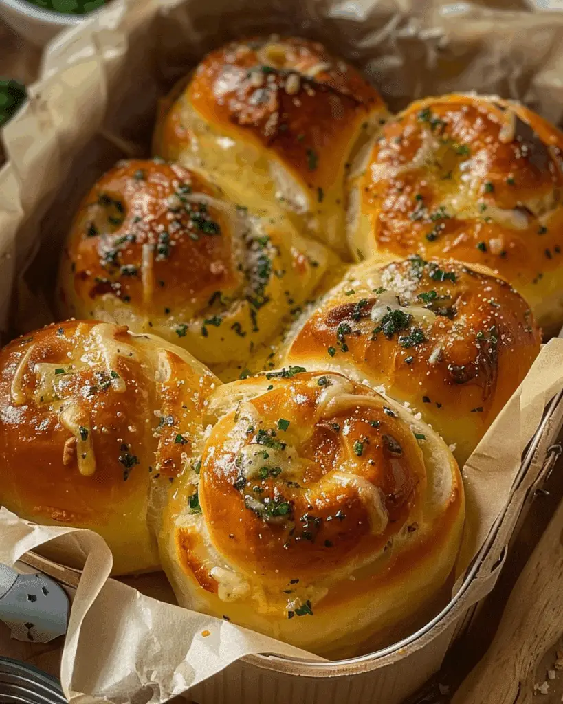 Buttery Cheese Garlic Rolls