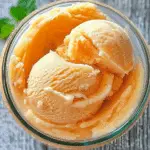 Cantaloupe Sorbet Recipe (Ninja Creami)