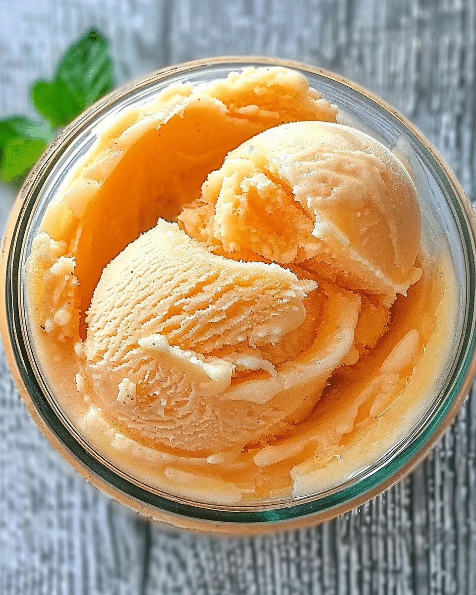 Cantaloupe Sorbet Recipe (Ninja Creami)