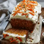 Easy Carrot Loaf Cake with Cream Cheese Frosting Recipe