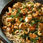 Cashew Chicken with Noodles Recipe