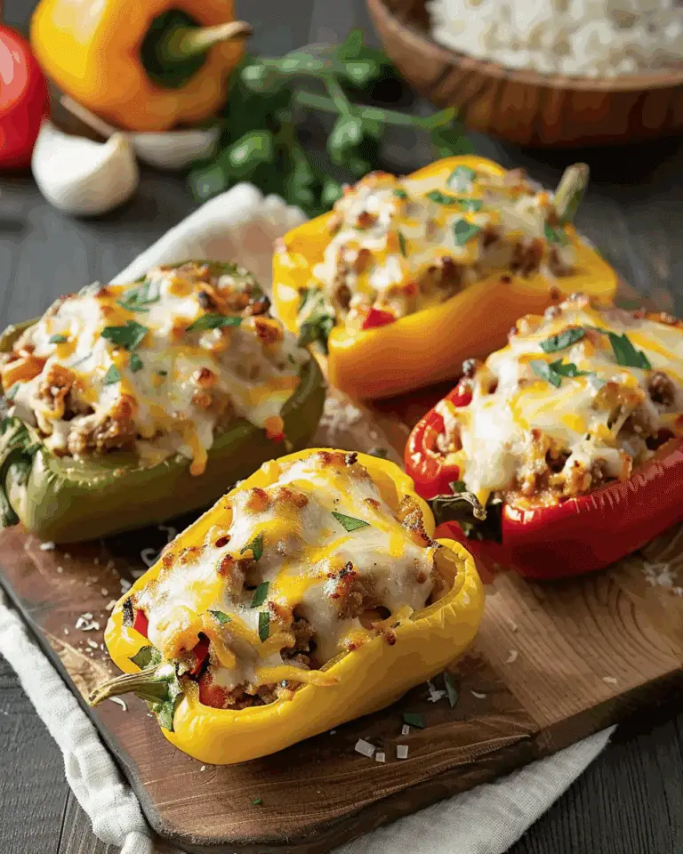 Cheesy Stuffed Banana Peppers Recipe