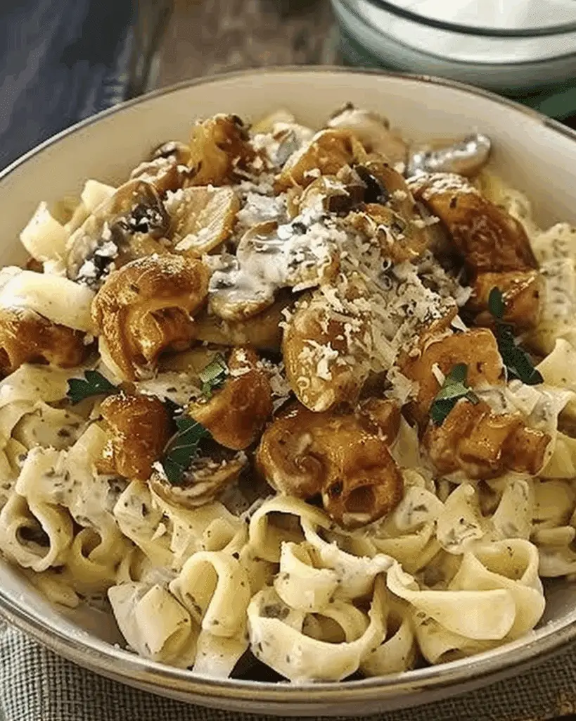 Chicken And Mushroom Pasta