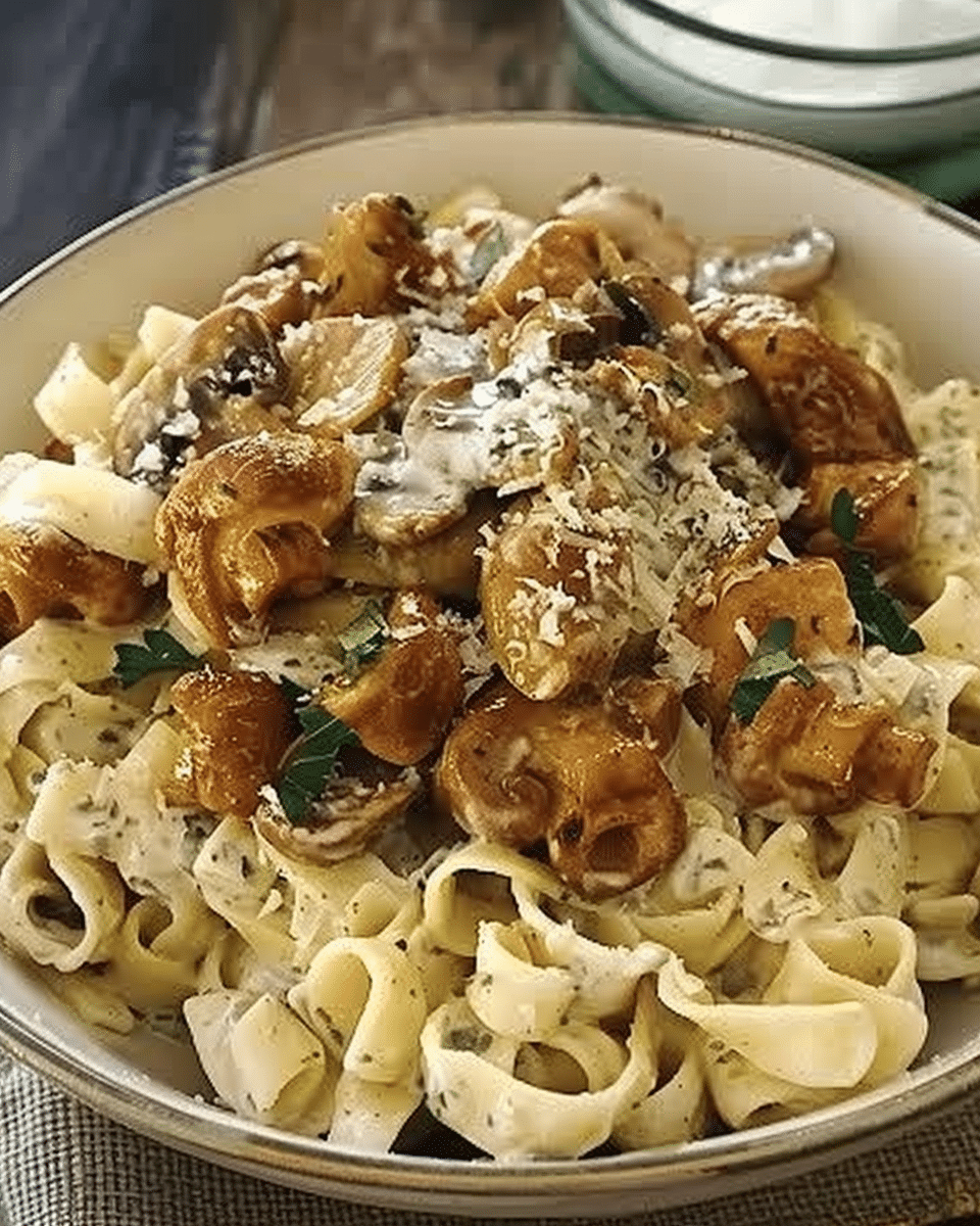 Chicken And Mushroom Pasta
