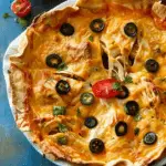 Chicken & Cheese Tortilla Pie Recipe