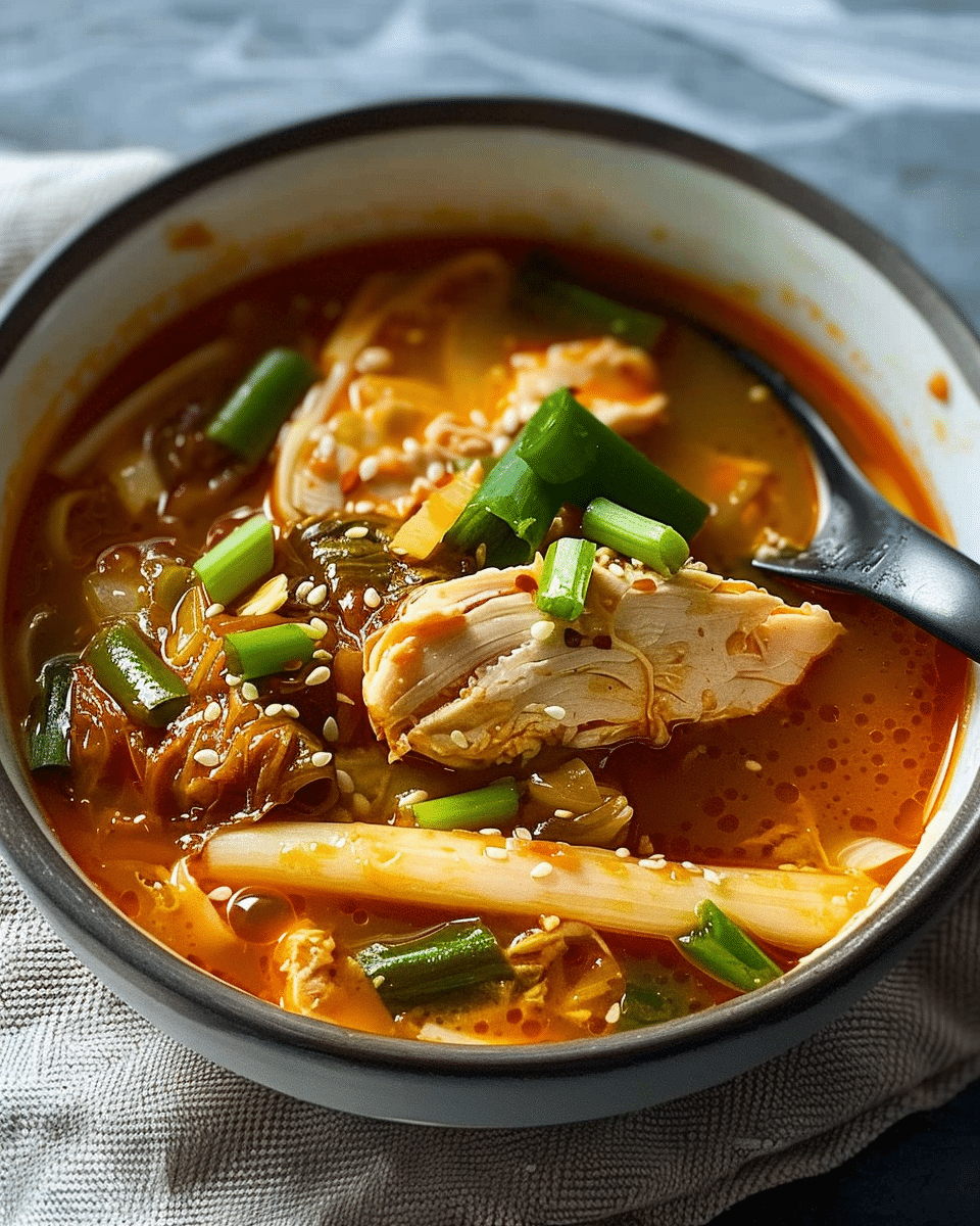 Chicken Kimchi Soup Recipe