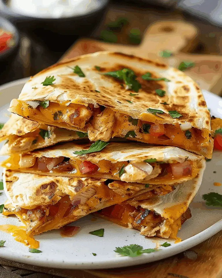 Chicken Quesadillas
