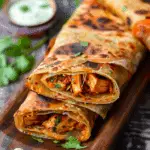 Chicken Tikka Paratha Rolls
