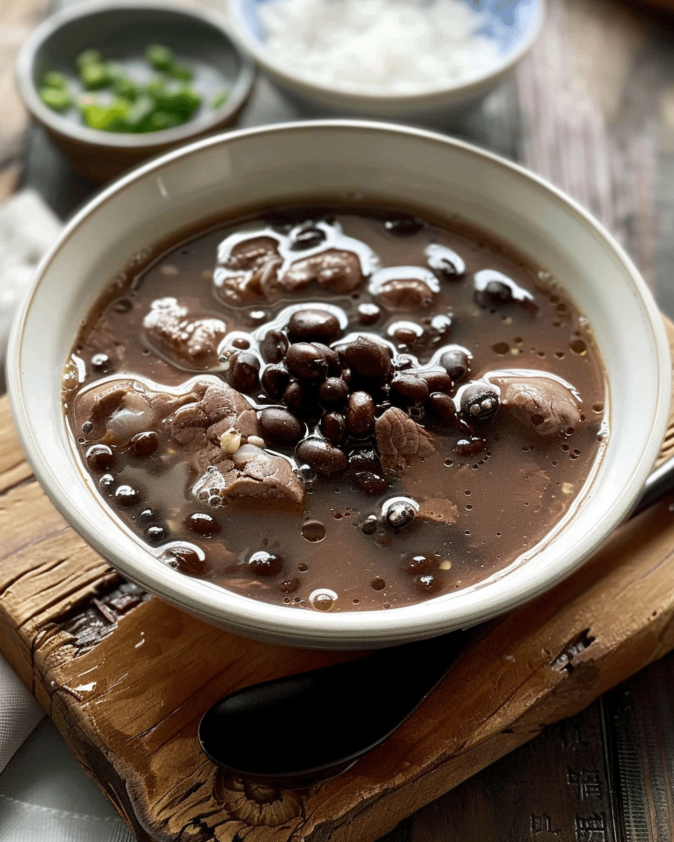 Chinese Black Bean Soup Recipe