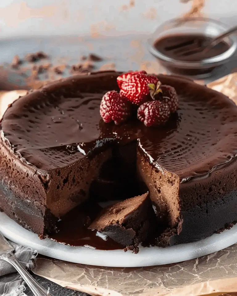 Chocolate Basque Cheesecake