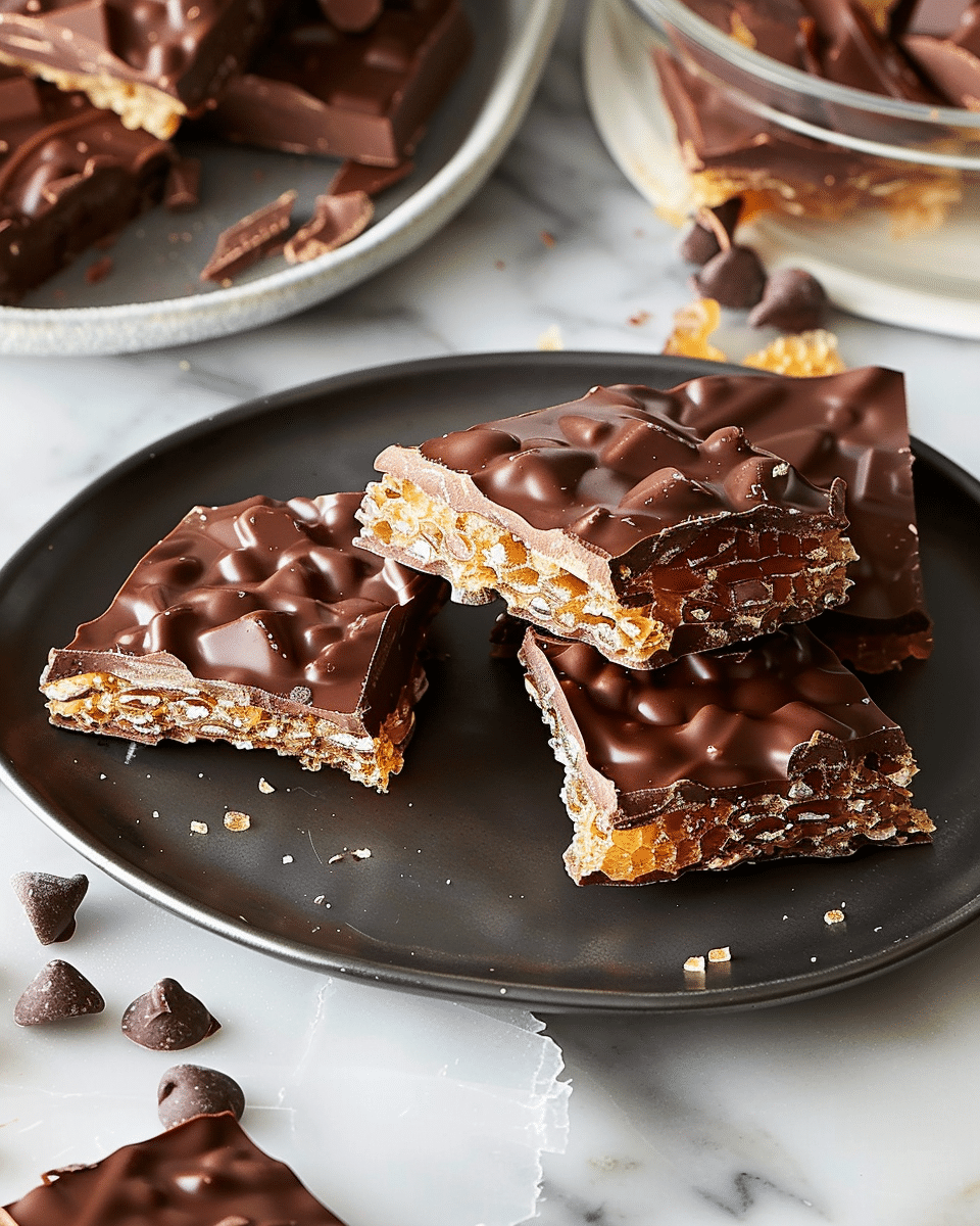Chocolate Coated Honeycomb