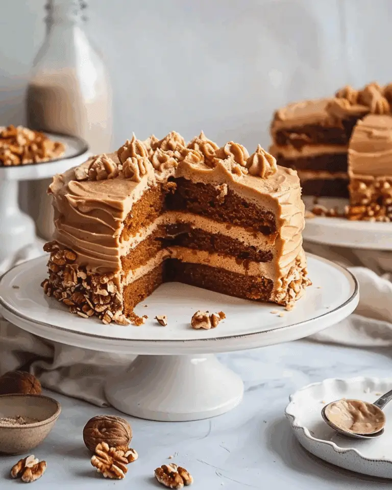 Coffee and Walnut Cake