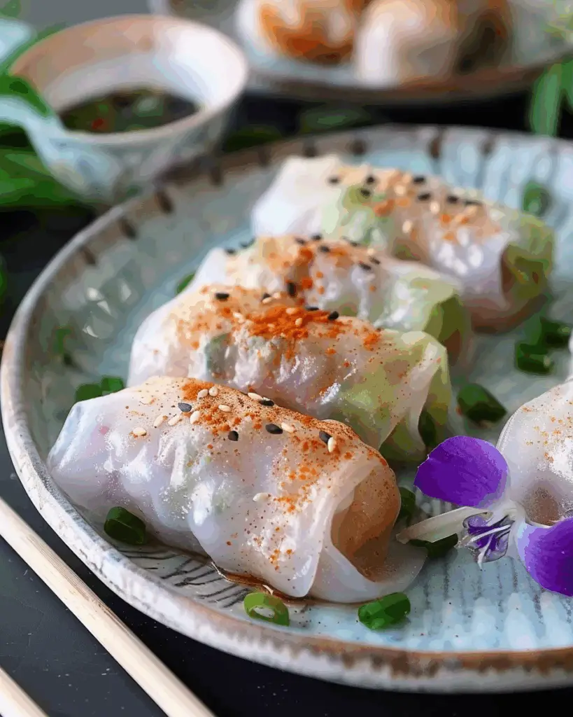 Crispy Rice Paper Dumplings