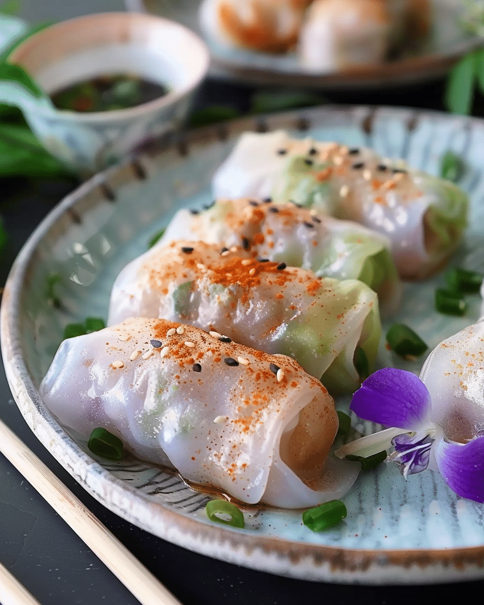 Crispy Rice Paper Dumplings