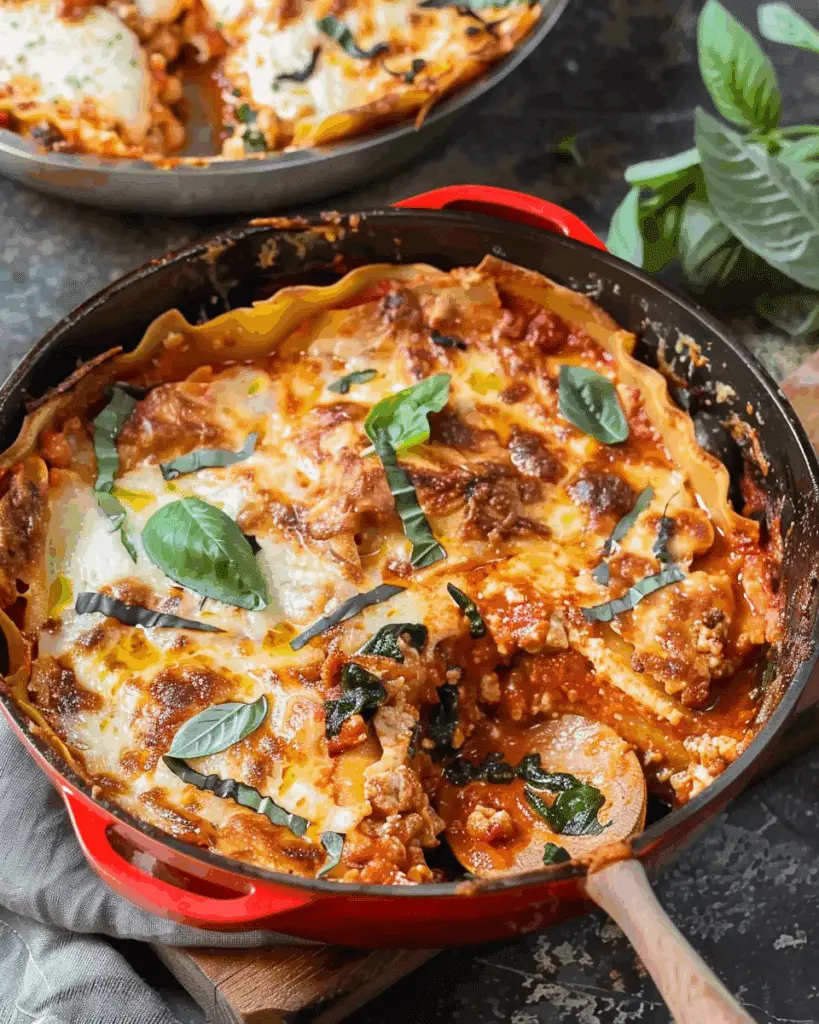 Dutch Oven Lasagna Recipe