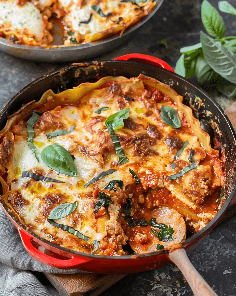 Dutch Oven Lasagna Recipe