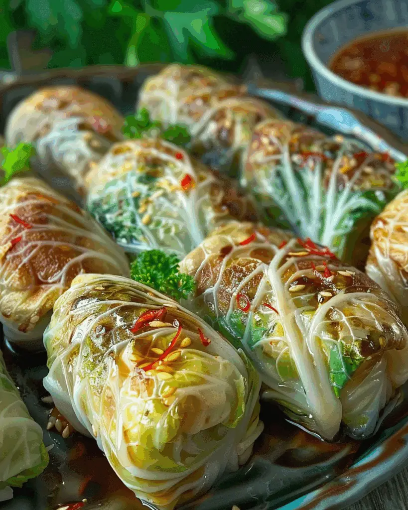 Easy Napa Cabbage Rolls