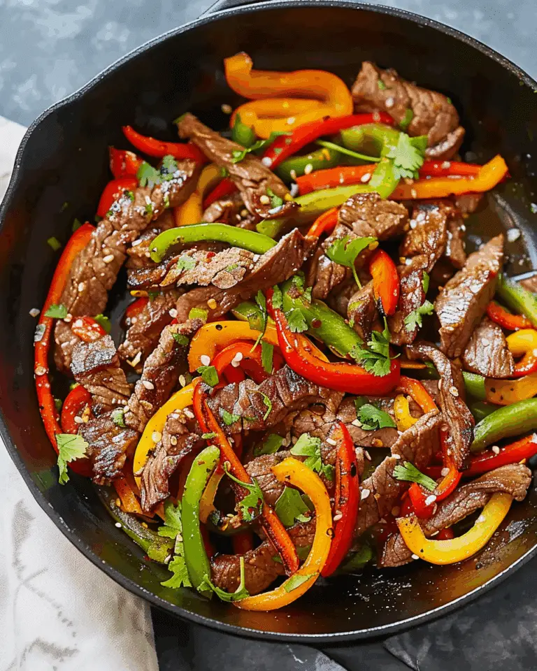 15-Minute Skillet Pepper Steak Recipe