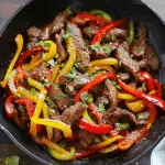 15-Minute Skillet Pepper Steak Recipe