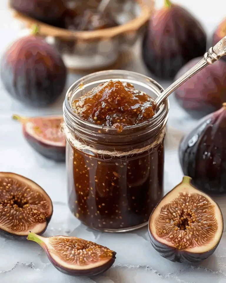 Homemade Fig Jam: Sweet, Fruity, and Perfect for Spreading
