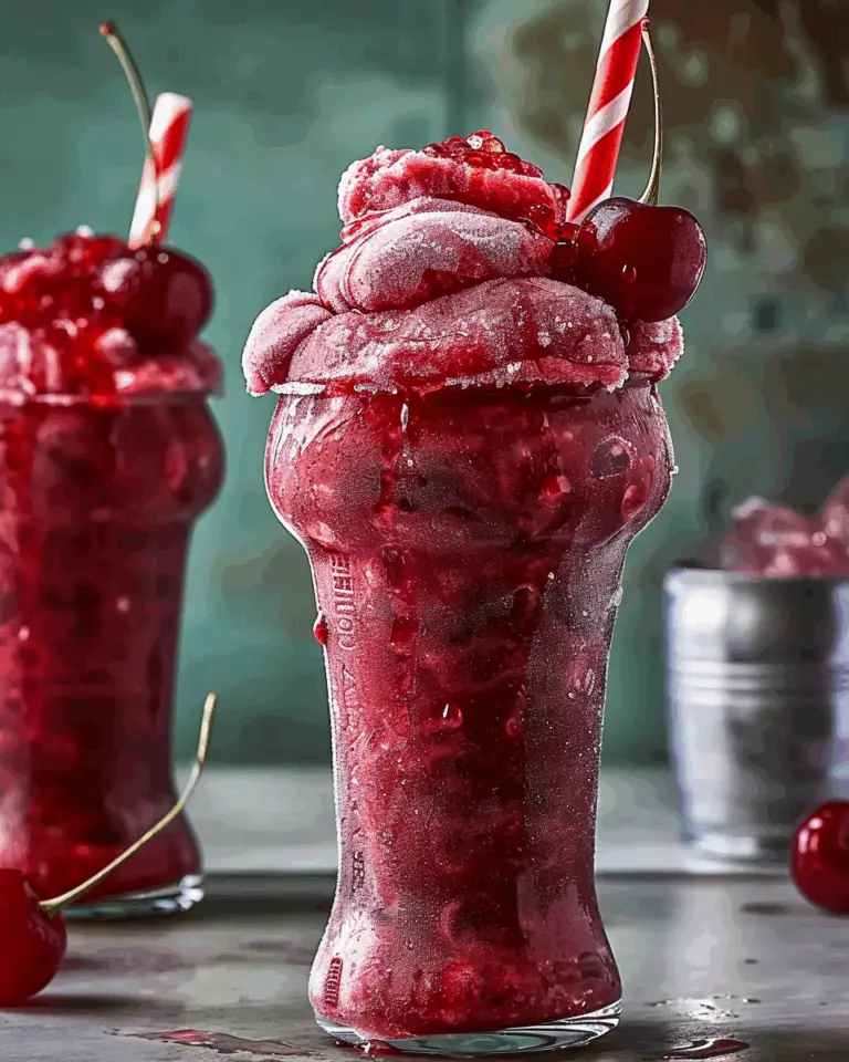 Frozen Cherry Coke Slushies
