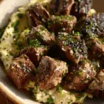 Garlic Peppercorn Steak Bites Recipe